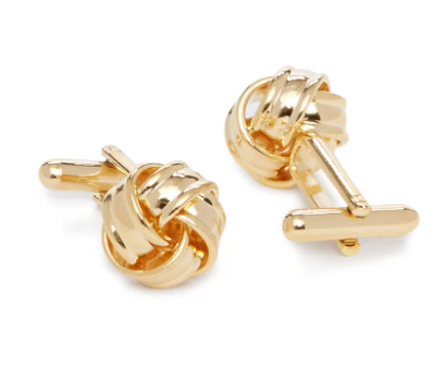 Ampersand Sleek Tangled Cufflinks Elegant Men Formal Accessories