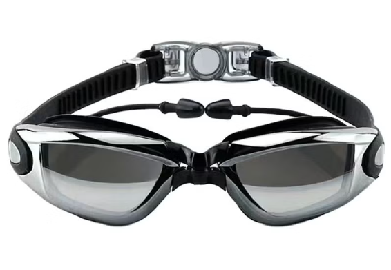 Swimming Goggles with Nose Clip & Ear Plugs