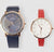 IBSO Charisma Casual Watch For Women &Men (Blue - Red)