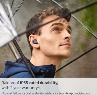 Jabra Elite 2 In Ear Wireless Bluetooth Earbuds – Noise Isolating True Wireless Buds With 2 Built-In Microphones, Rich Bass, Customizable Sound