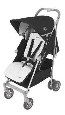  عربة الأطفال ماكلارين تيكنو XLR باللون الأسود والفضي من أفضل الخيارات للأهل الذين يبحثون عن الراحة والفخامة في آن واحد. مصممة للرضّع والأطفال الصغار