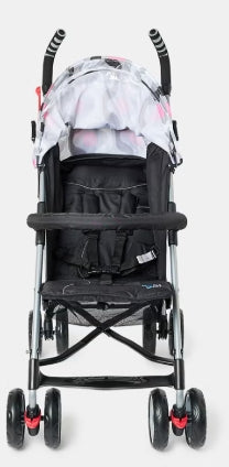 Bebi Foldable Compact Umbrella Reclining Seatback Stroller With Canopy Fit For Newborn Multicolour