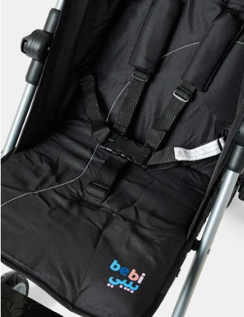 Bebi Foldable Compact Umbrella Reclining Seatback Stroller With Canopy Fit For Newborn Multicolour