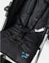 Bebi Foldable Compact Umbrella Reclining Seatback Stroller With Canopy Fit For Newborn Multicolour