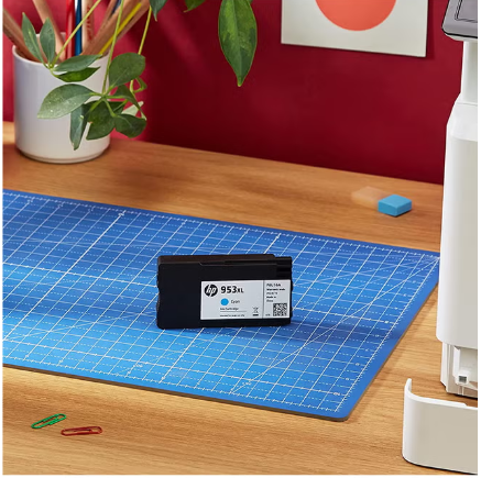953XL High YieldCyan Original Ink Cartridge [F6U16AE] | Works with HP OfficeJet Pro 7720, 7730, 7740, 8210, 8218, 8710, 8715, 8720, 8725, 8730 Printers - Cyan – Safqqa Egypt