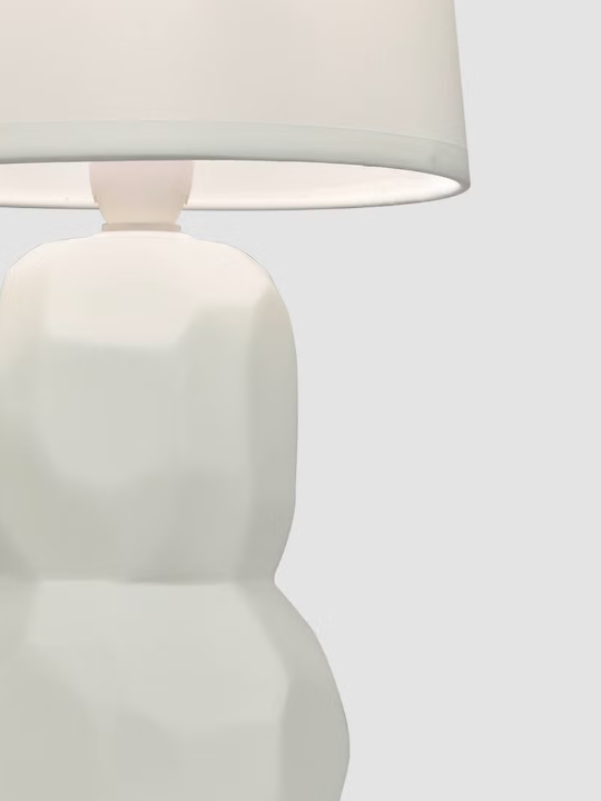 مصباح الطاولة كيرنز بقاعدة من السيراميك -بوكس مفتوح