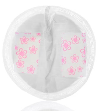 Bubbles cotton breast pads 10 pieces