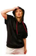 REDDOT Hoodie with a half sleeve For Womens - Safqqa