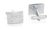 Ampersand Shirt cufflinks with an abstract metallic look For Men - Safqqa