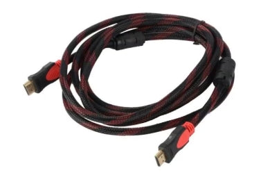 استمتع باتصال عالي الجودة مع كابل HDMI من HIGHTECH. يتميز بتصميم منسوج من النايلون المتين لضمان أداء طويل الأمد ومقاوم للتشابك. يدعم نقل الفيديو والصوت عالي الدقة، مما يجعله مثالياً لتوصيل أجهزة التلفزيون،