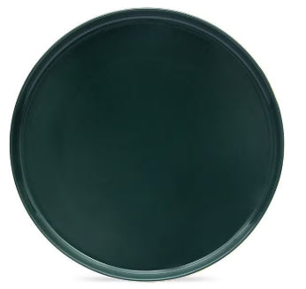 Royalford  Fine Bone Dinner Plate Premium-Quality, Light-Weight and Food-Grade Plate Green - Royal Green 10.25inch