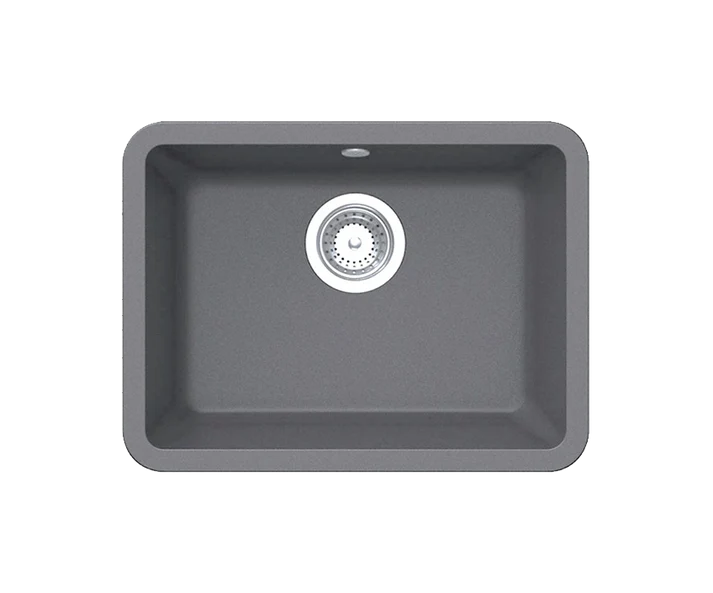 SOLIDO N-100 Kitchen Sink – Undermount Single Bowl Sink for 60 cm Cabinet