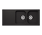 Viola D-200 Double Bowl Kitchen Sink – For 80 cm Cabinet, Dual Installation Option