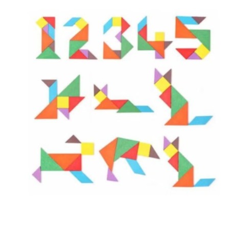 Generic Colorful Wooden Puzzle Set Made from durable, high-quality wood