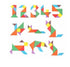 Generic Colorful Wooden Puzzle Set Made from durable, high-quality wood
