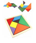 Generic Colorful Wooden Puzzle Set Made from durable, high-quality wood