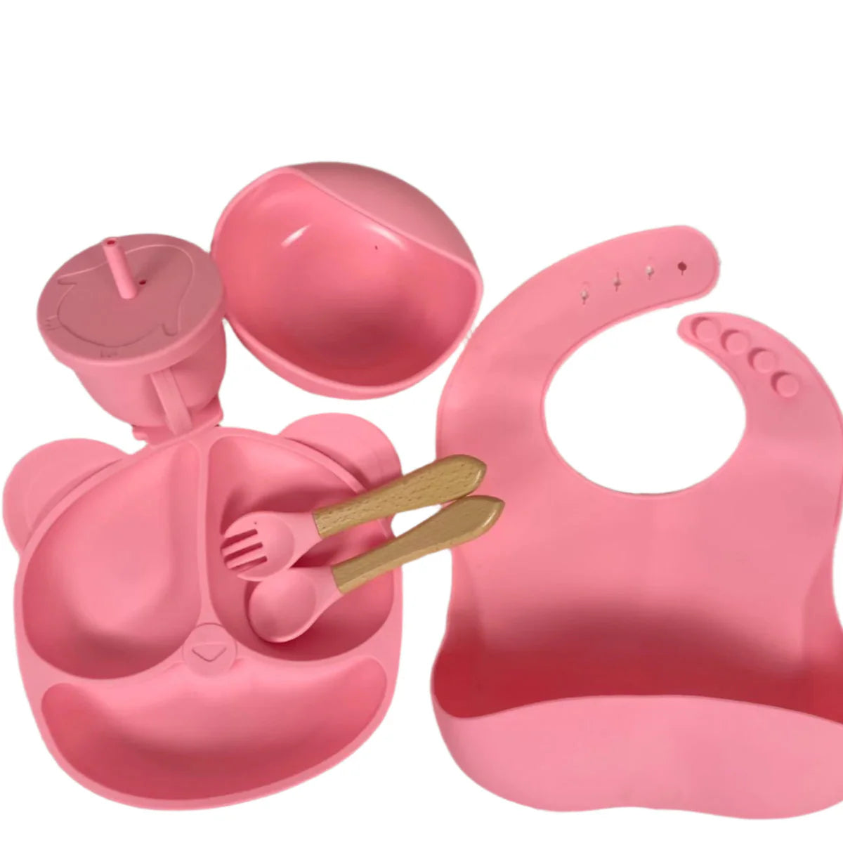 Generic Baby Silicone Feeding Set (6P) - Safqqa Egypt
