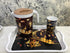 Ramadan Tray and Pitcher Set with 4 Cups – Elegant Drinkware for Iftar and Suhoor ( Various shapes and colors )