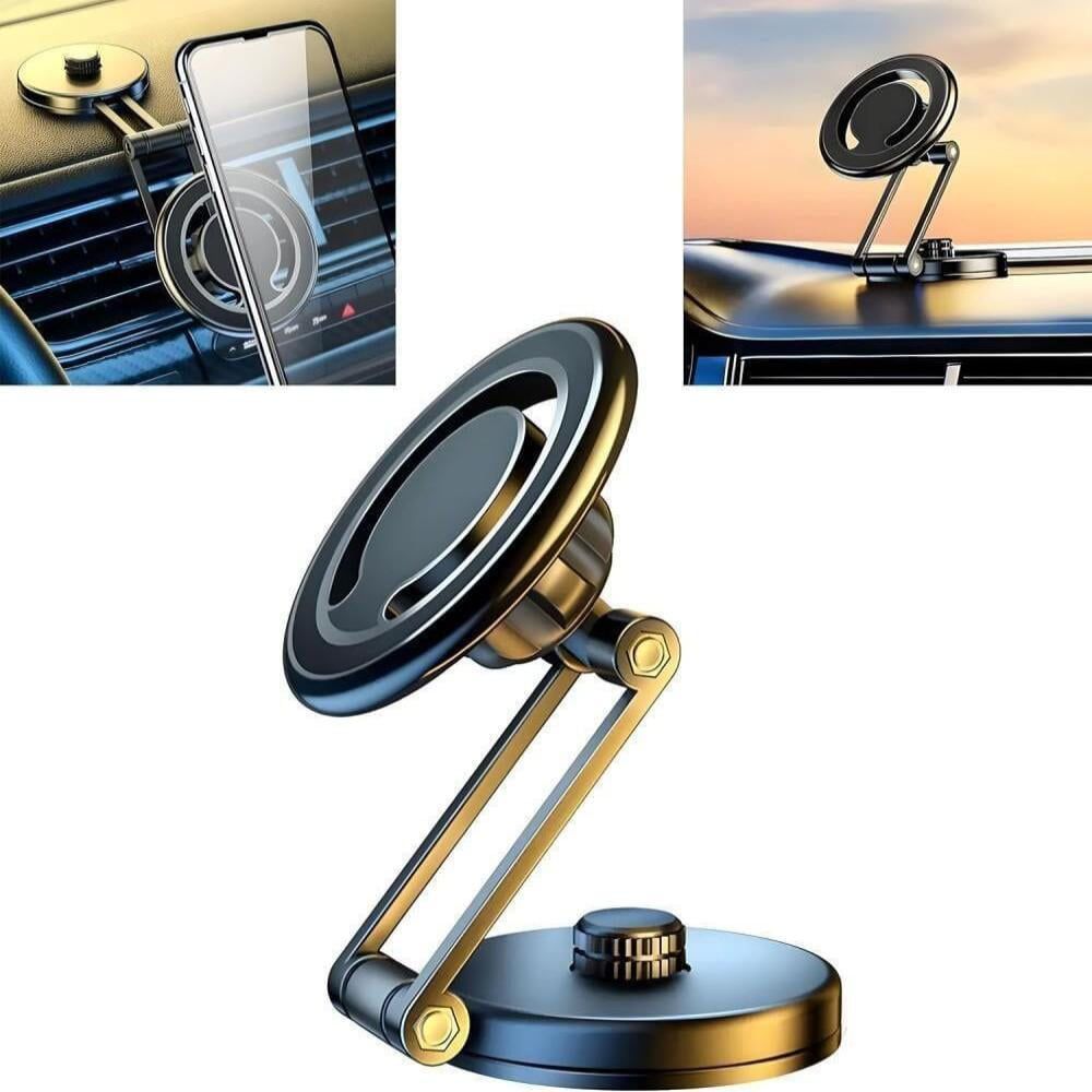 360° Magnetic Car Phone Holder – Secure & Adjustable