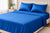 Striped Flat Bed Sheet Set – 3 Pieces (1 Sheet + 2 Pillowcases)