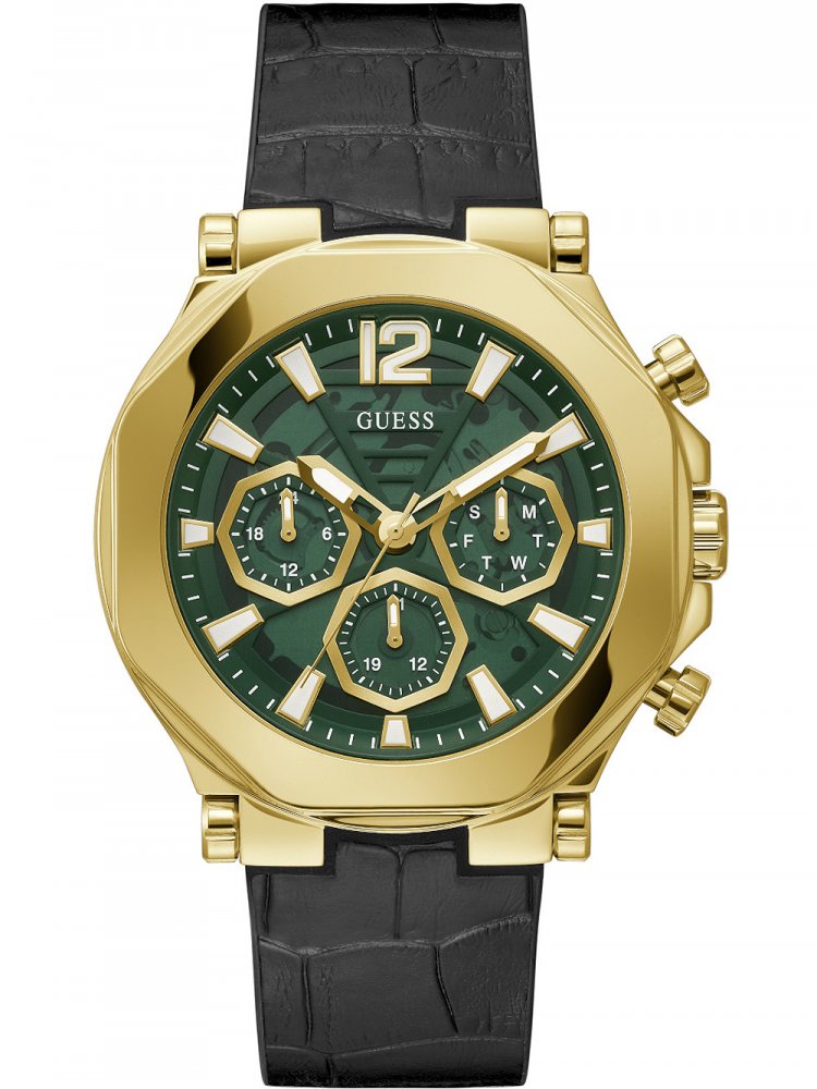 Guess Edge Quartz Green Dial Men’s Watch