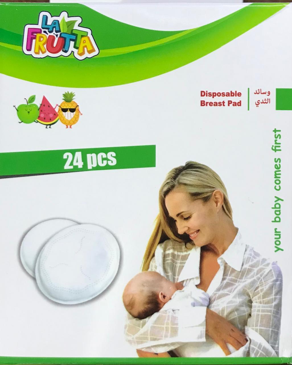 La Frutta (New Regular Neck Manual Breast Milk Pump + 210 ml Bottle Silicone Nipple + 24 Pcs Breast Pads