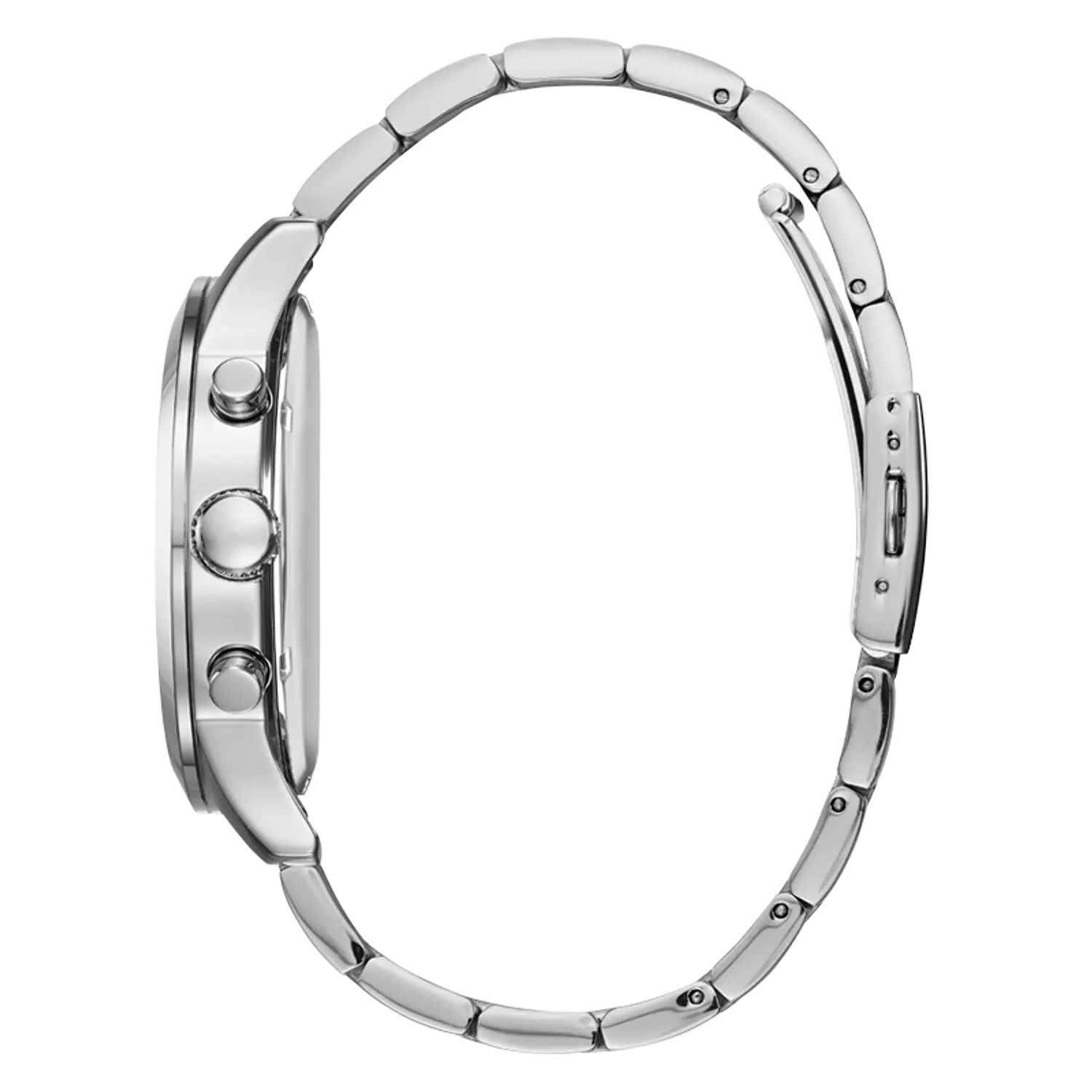 ساعة GUESS رجالية W0668G7 – سوار ستانلس ستيل فضي