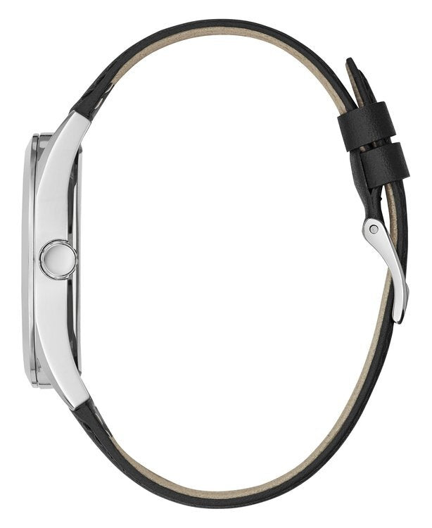 Guess Men’s Black & Silver Tone Multi-Function Watch