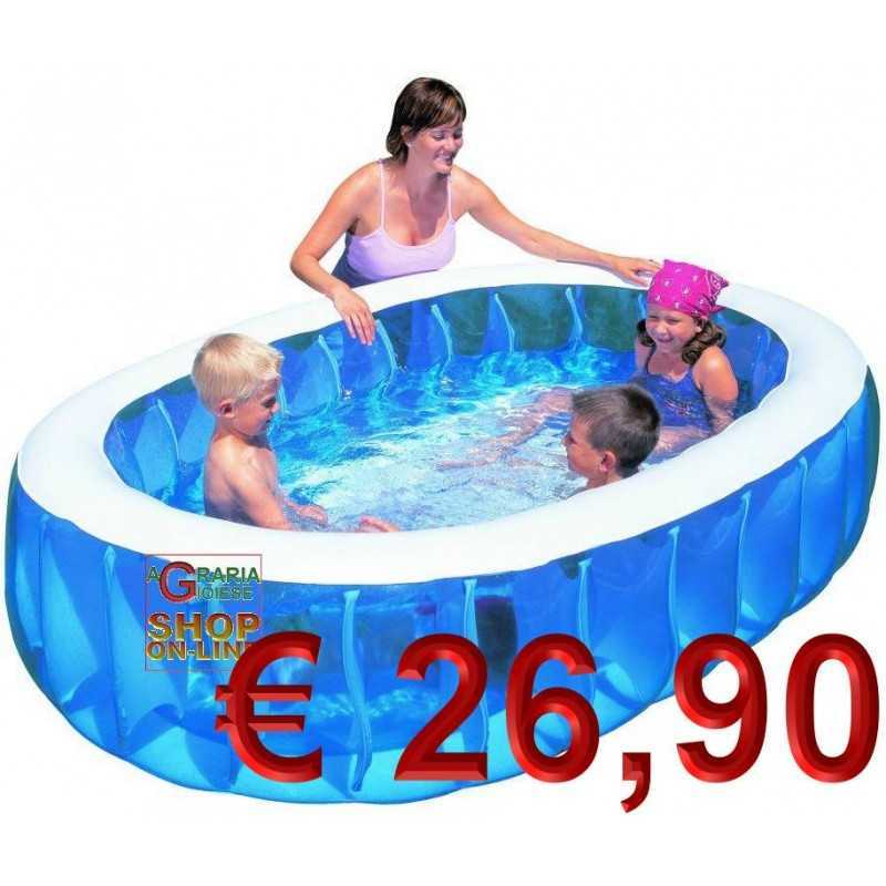 Bestway Inflatable Elliptic-Shaped Swimming Pool