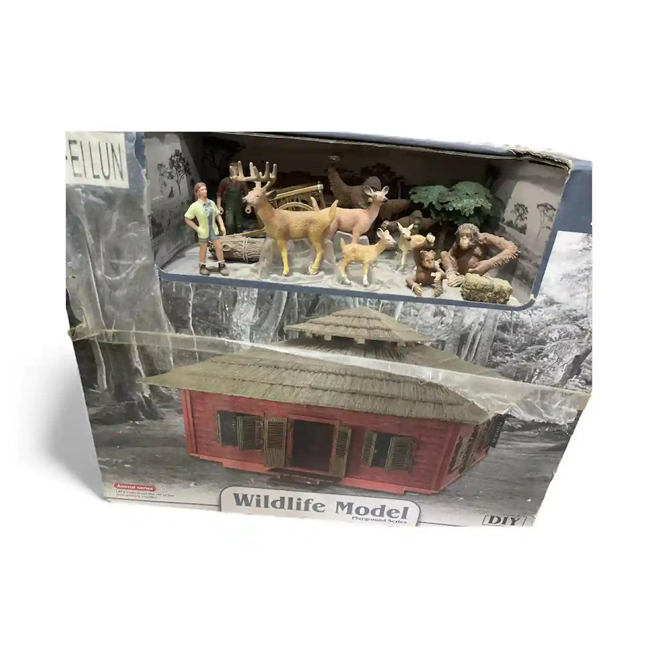 Realistic Plastic Farm Figurines Play set Includes Farm house Toys