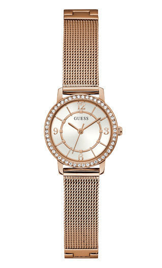 Guess Ladies  Analog Watch with White Dial and Stainless Steel Strap – Safqqa Egypt