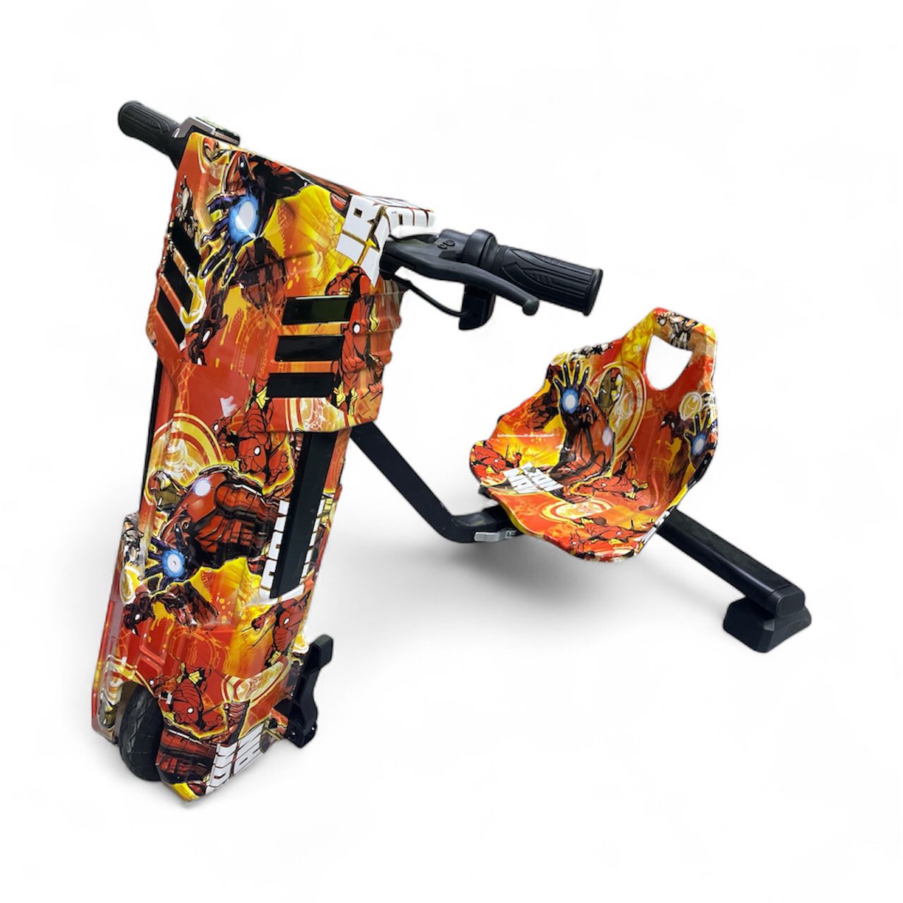 سكوتر كهربائي للأطفال من دريم لاند سليك درِفت، بقوة 36 فولت 3.6 أمبير – لون أصفر سبايدر – موديل BD-030B