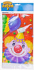 Party Clown Print Table Cover – 54 x 72 inch Multicolor Disposable Tablecloth