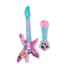Transparent Guitar & Microphone Set – Light & Music Playset for Kids