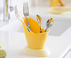 Bama Folia Cutlery Drainer – Stylish Utensil Holder & Drying Rack