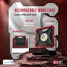 Pit LED Desk Light – 900 Lumens | 20V Battery Powered