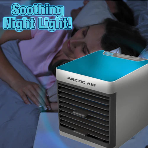 Hovico Personal Portable Air Cooler & Humidifier – USB Fast Charging, 7 Color Night Light