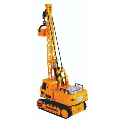 Rechargeable Remote Control Crane Toy 680 Degree Rotating Construction Vehicle for Kids