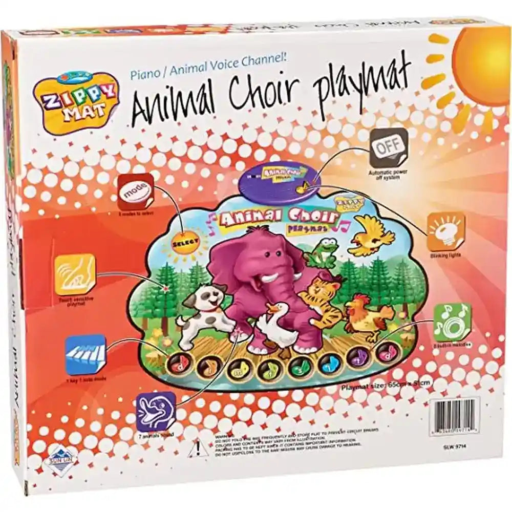 Zippy Mat SLW9714 Animal Choir Playmat-multi size