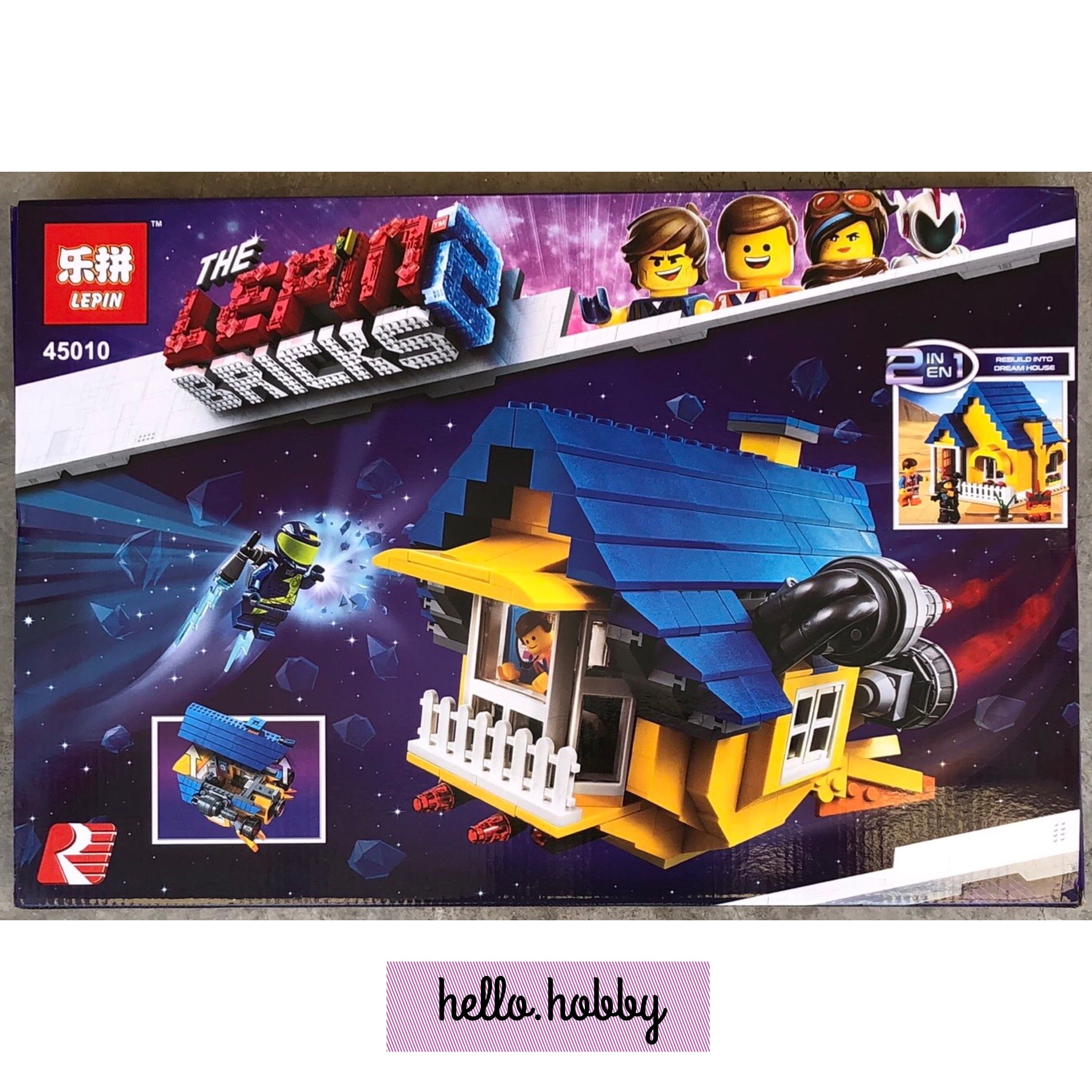 ليبين 45010 منزل إيميت الحلم وصاروخ الإنقاذ – متعدد الألوان، 791 قطعة