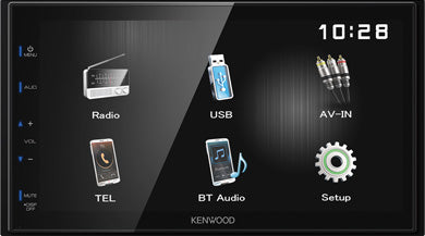 مسجل سيارة كينوود DMX110BT بشاشة لمس – بلوتوث، USB، تحكم بالكاميرا الخلفية – Safqqa Egypt