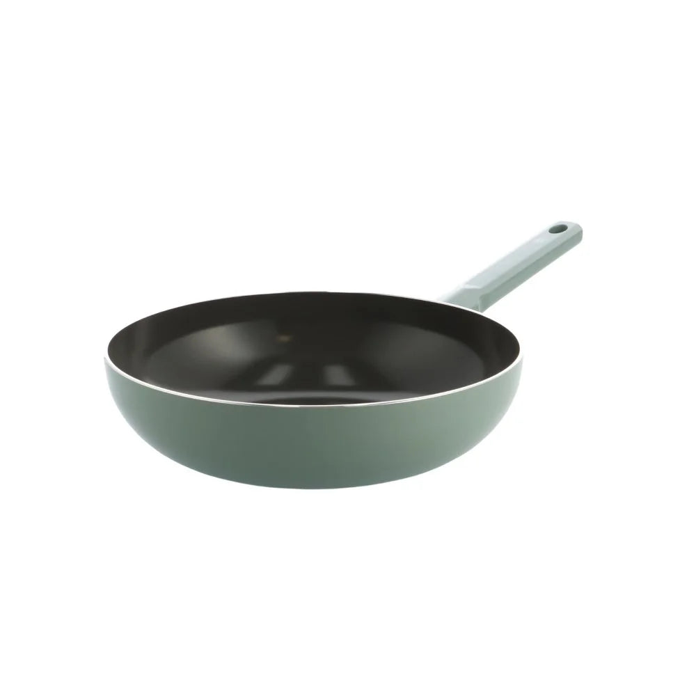 GreenChef-TON Smokey Blue Open Wok – 28 cm - Safqqa Egypt