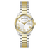 GUESS Ladies Two-Tone Day/Date Dress Watch