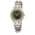 GUESS Two-Tone Stainless Steel Analog Black Dial Ladies Watch