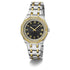GUESS Two-Tone Stainless Steel Analog Black Dial Ladies Watch
