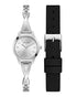 Guess Ladies Silver Tone Analog Watch