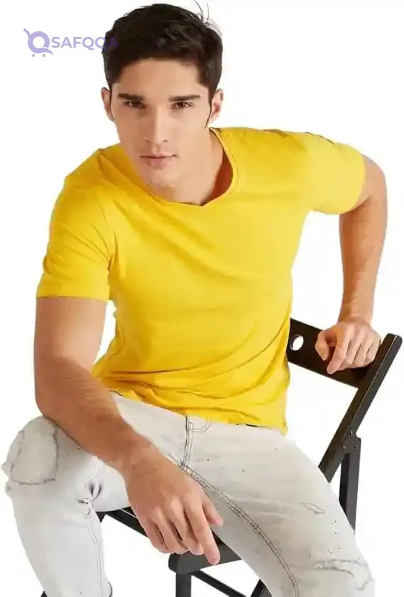 Splash mens 3517154 VNECK SOLID T-Shirt - Safqqa Egypt