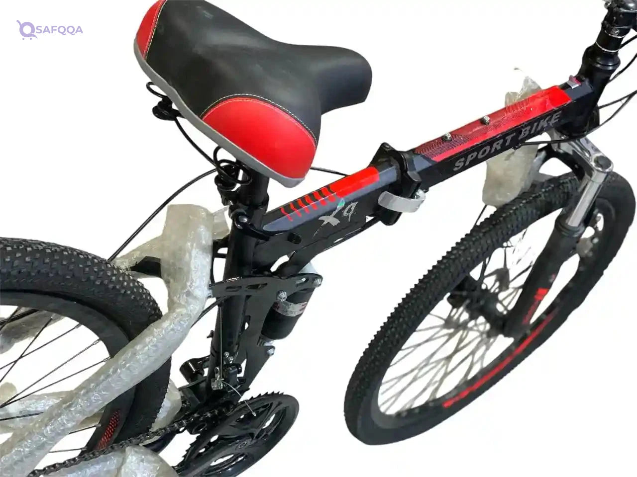 FATWHEELZ Mountain Bike 26" Fat Tire 7-Speed Full Suspension Dual Disc Brake Bicycle for Beach Cruiser - Safqqa Egypt