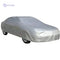Generic Waterproof sun and dust proof quilted double layer car cover Silver - Safqqa