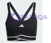 Adidas Power Impact Medium Support Tech Fit Training Bra For Women,Racerback design for improved movement and ventilation. - Safqqa